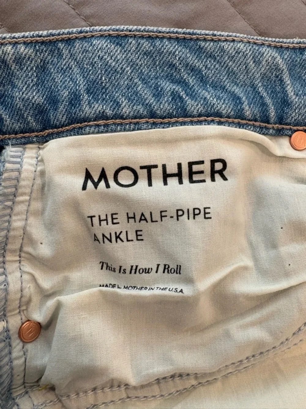 New MOTHER The Half-Pipe Ankle Jeans - Picture 4 of 13